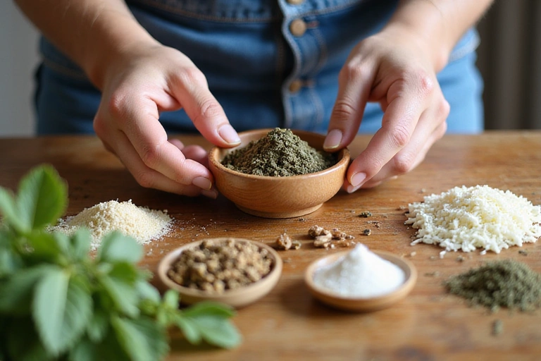 Procesul de selecție a ingredientelor naturale pentru produsele GlucoFor, cu plante și extracte botanice.